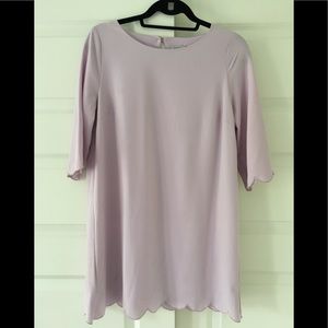 TOBI Lavender scalloped midi dress 💁🏼‍♀️🍸
